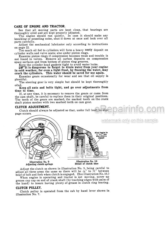 Photo 7 - Case IH Mogul 12-25 Operators Manual Tractor