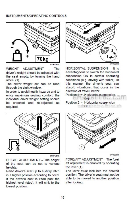 Photo 3 - Case IH Multitrac CS68 CS68A CS75A Operators Manual Tractor