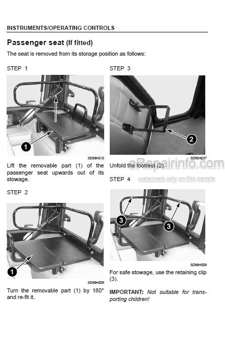 Photo 6 - Case IH MX100 MX110 MX120 MX135 Operators Manual Tractor