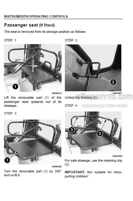 Photo 6 - Case IH MX100 MX110 MX120 MX135 Operators Manual Tractor