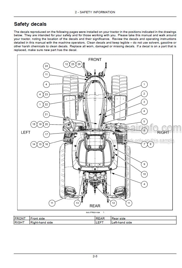 Photo 4 - Case IH Optum 250CVX 270CVX 300CVX Stage V Operators Manual Tractor KD850001- KD801001-