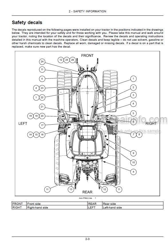 Photo 3 - Case IH Optum 250CVX 270CVX 300CVX Stage IV Operators Manual Tractor JE850001-