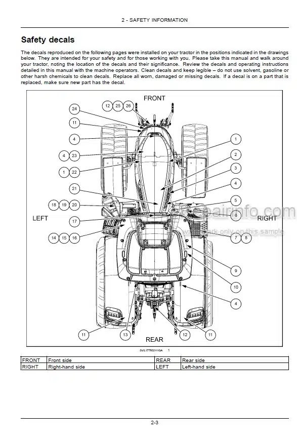 Photo 3 - Case IH Optum 250CVX 270CVX 300CVX Stage IV Operators Manual Tractor JE850001-