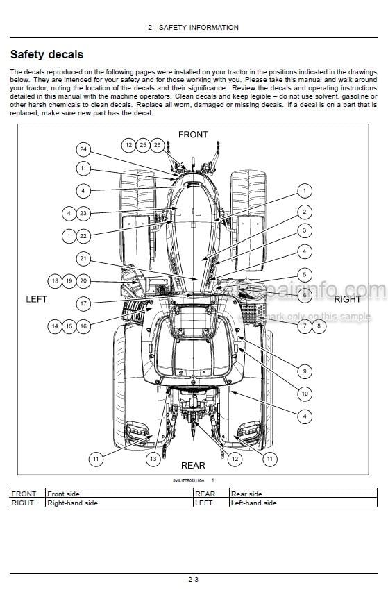 Photo 4 - Case IH Optum 250CVX 270CVX 300CVX Stage V Operators Manual Tractor KD850001-