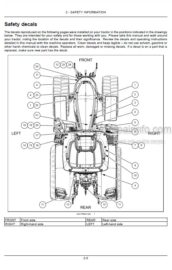Photo 4 - Case IH Optum 250CVX 270CVX 300CVX Stage V Operators Manual Tractor KD850001-