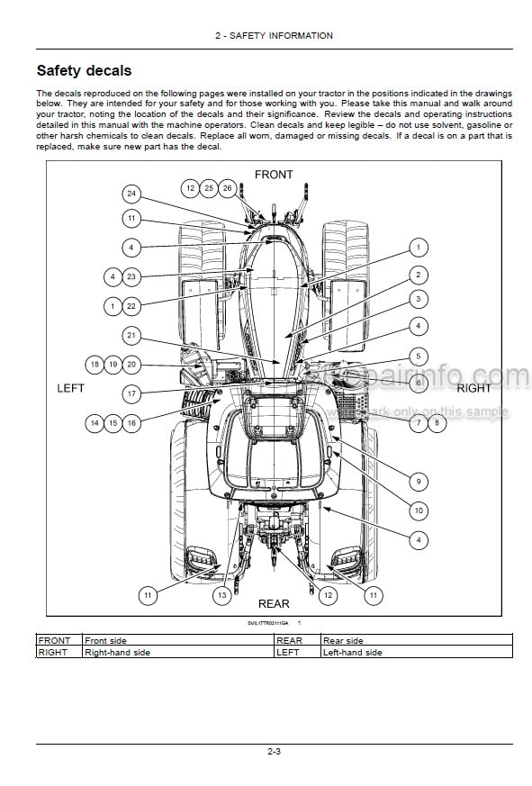 Photo 4 - Case IH Optum 250CVX 270CVX 300CVX Tier 4B Final Operators Manual Tractor JE850001- JE801001-
