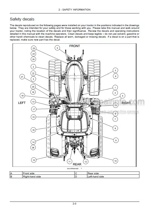 Photo 3 - Case IH Optum 270CVT 300CVT Tier 4B Final Operators Manual Tractor