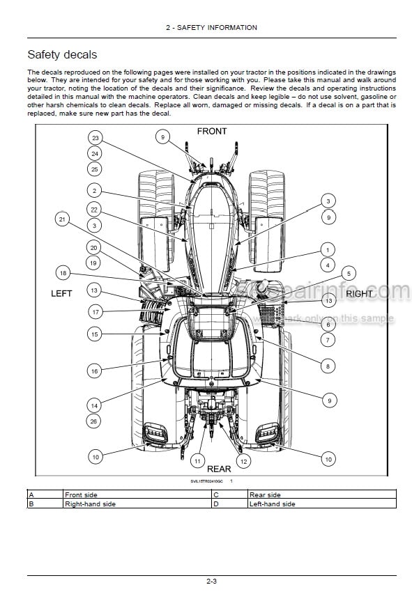 Photo 4 - Case IH Optum 270CVX 300CVX Stage IV Operators Manual Tractor