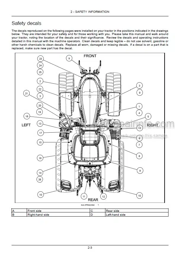 Photo 4 - Case IH Optum 270CVX 300CVX Stage IV Operators Manual Tractor