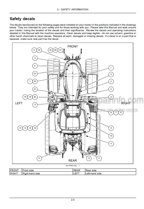 Photo 4 - Case IH Optum 270CVX 300CVX Tier 4B Final Operators Manual Tractor JE801001-