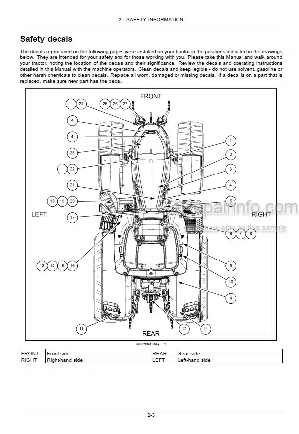 Photo 4 - Case IH Optum 270CVX 300CVX Tier 4B Final Operators Manual Tractor JE801001-