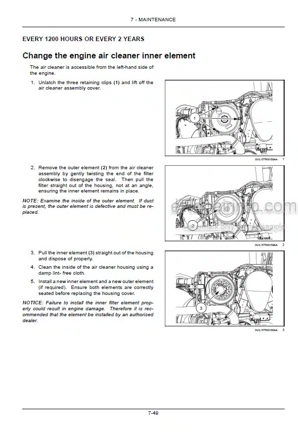 Photo 6 - Case IH Panther Lion 1000 Power-Shift Operators Manual Tractor