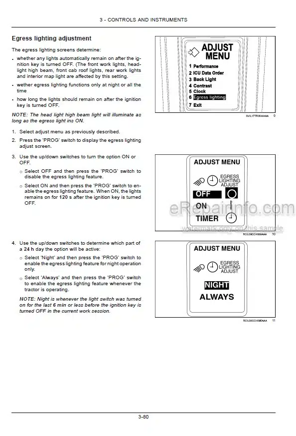 Photo 5 - Case IH Optum 270CVX 300CVX Tier 4B Final Operators Manual Tractor JE801001-