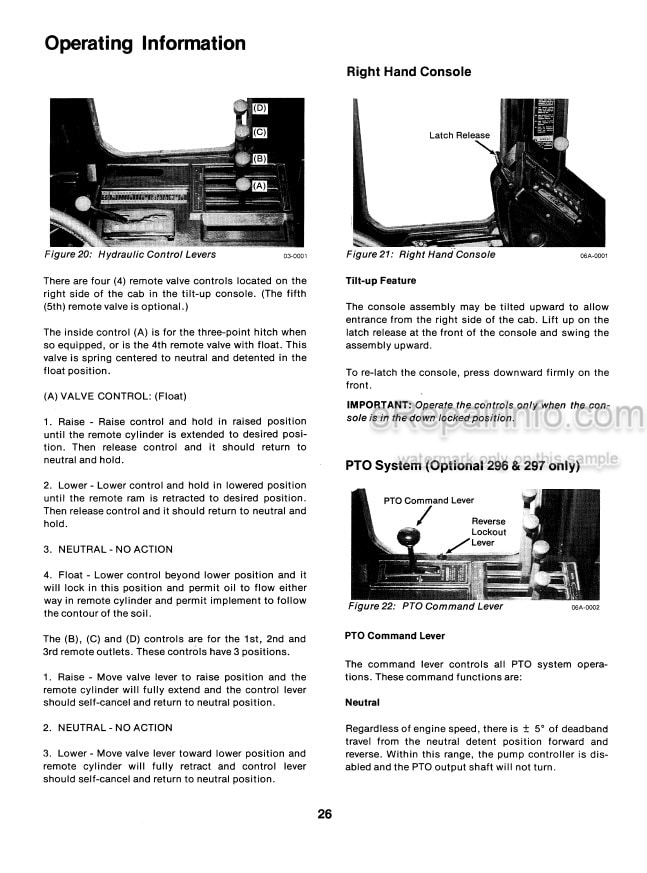 Photo 3 - Case IH PTA Series Steiger Operators Manual Tractor