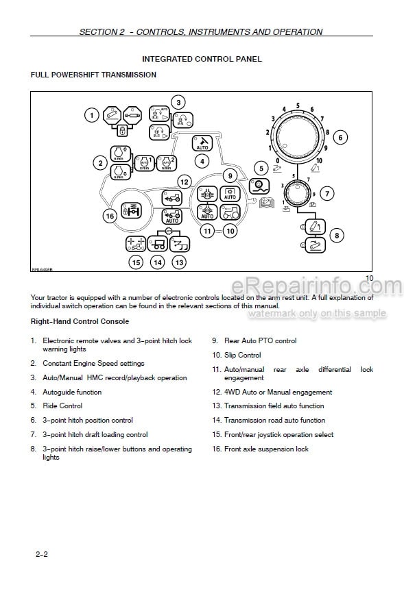 Photo 3 - Case IH Puma 115 125 140 155 Operators Manual Tractor
