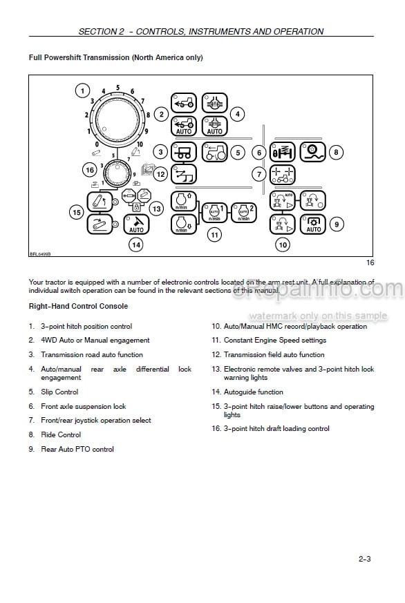 Photo 3 - Case IH Puma 125 140 155 Operators Manual Tractor Z9BL60001-