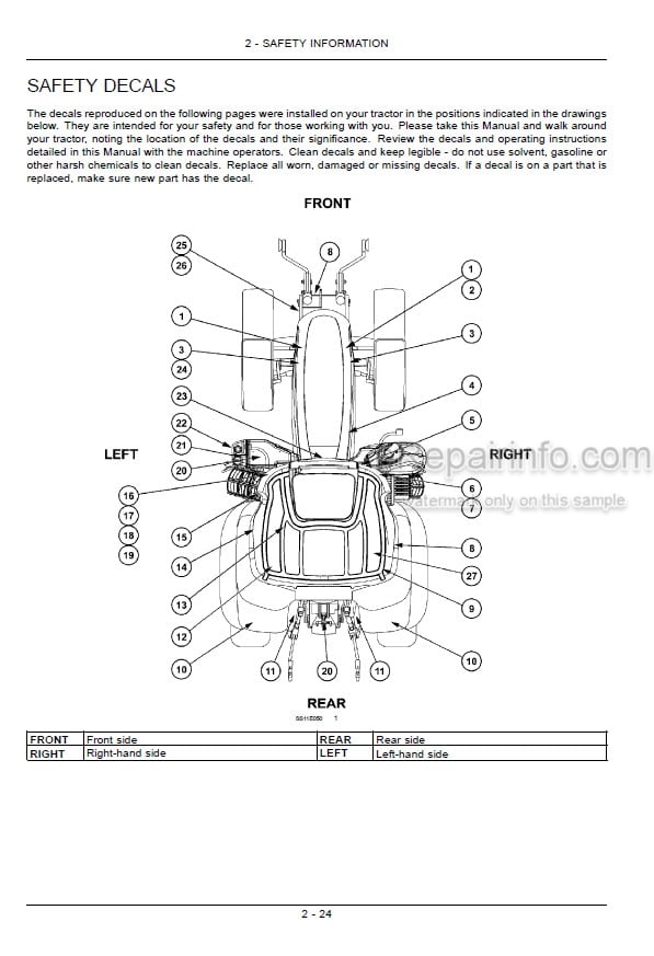 Photo 4 - Case IH Puma 130CVX 145CVX 160CVX Operators Manual Tractor