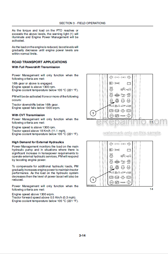 Photo 5 - Case IH Puma 165 180 195 200 225 Operators Manual Tractor