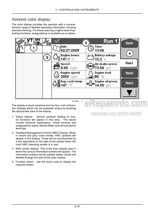 Photo 5 - Case IH Puma 170CVT 185CVT 200CVT 215CVT 230CVT Efficient Power Operators Manual Tractor