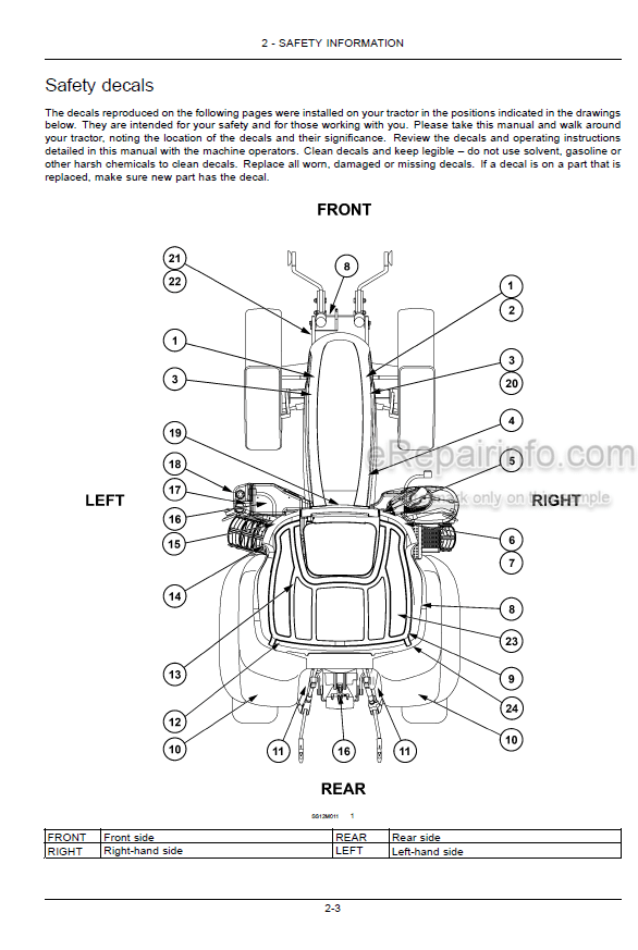Photo 4 - Case IH Puma 170CVX 185CVX 200CVX 215CVX 230CVX Efficient Power Operators Manual Tractor