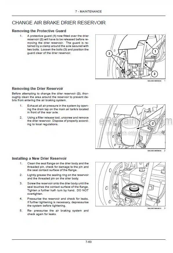 Photo 7 - Case IH Puma 170 185 200 215 170CVT 185CVT 200CVT 215CVT 230CVT Operators Manual Tractor