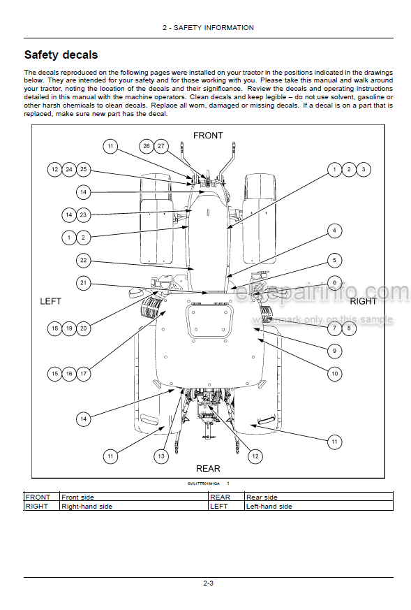 Photo 4 - Case IH Puma 185CVX 200CVX 220CVX 240CVX Tier 4B Final Operators Manual Tractor JE501001-