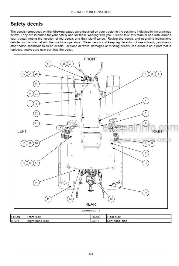 Photo 4 - Case IH Puma 185CVX 200CVX 220CVX 240CVX Tier 4B Final Operators Manual Tractor JE501001-