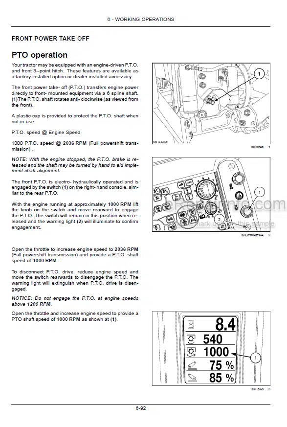 Photo 12 - Case IH Puma 185 200 220 Multicontroller Stage IV Operators Manual Tractor HE550001-