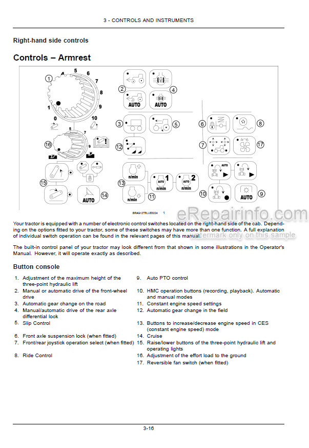 Photo 4 - Case IH Puma 200 215 230 Operators Manual Tractor