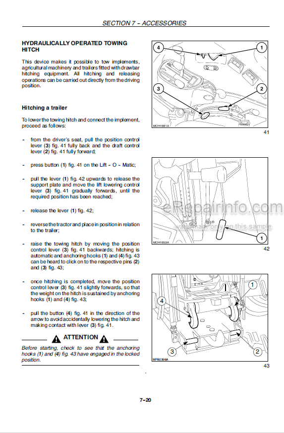 Photo 2 - Case IH Quantum 65C 75C 85C 95C Operators Manual Tractor ZCJB12002-