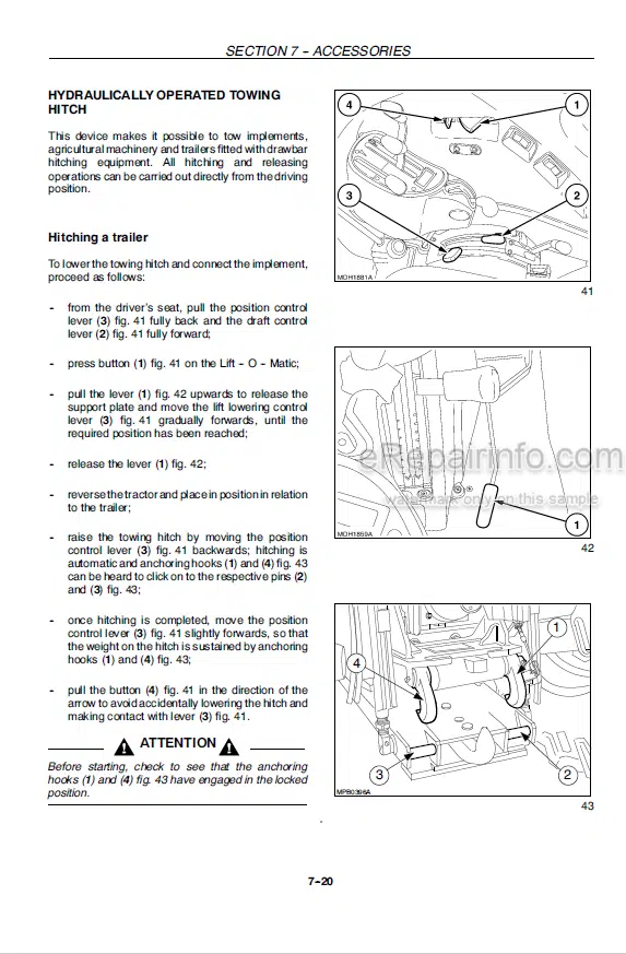 Photo 6 - Case IH Quantum 65C 75C 85C 95C Operators Manual Tractor