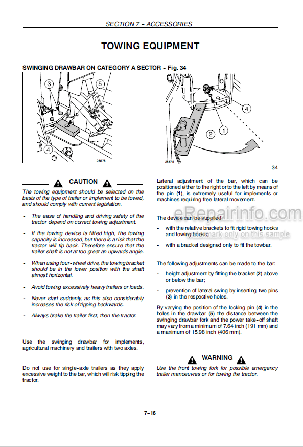 Photo 3 - Case IH Quantum 65C 75C 85C 95C Operators Manual Tractor ZCJB12002-