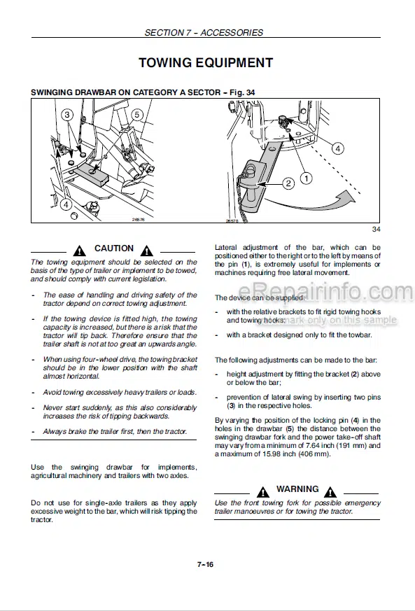 Photo 3 - Case IH Quantum 65C 75C 85C 95C Operators Manual Tractor ZCJB12002-