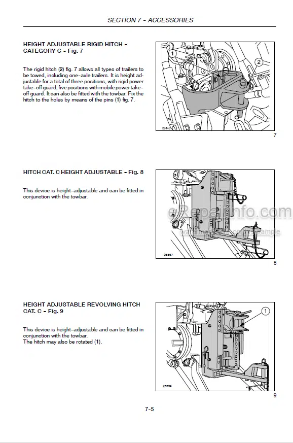 Photo 6 - Case IH Quantum 65V 75V 85V 95V 75N 85N 95N Operators Manual Tractor