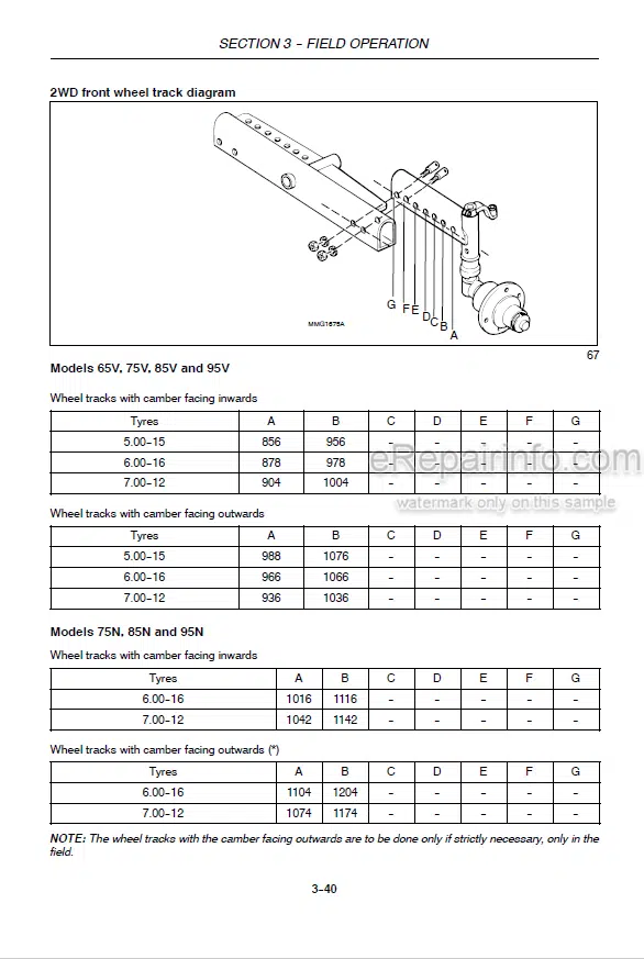 Photo 3 - Case IH Quantum 65V 75V 85V 95V 75N 85N 95N Operators Manual Tractor