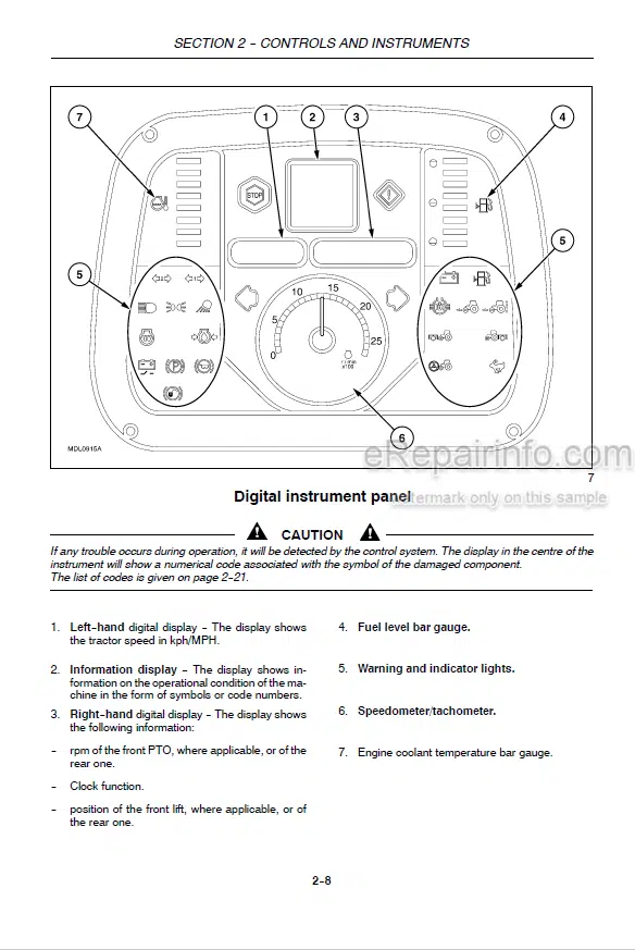 Photo 5 - Case IH Quantum 65V 75V 85V 95V 75N 85N 95N Operators Manual Tractor
