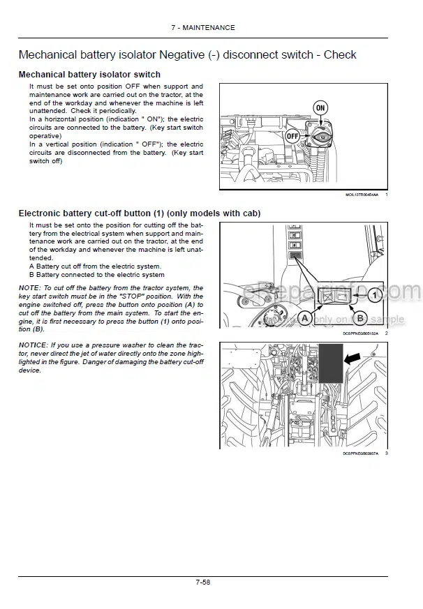 Photo 7 - Case IH Quantum 65C 75C 85C 95C Operators Manual Tractor