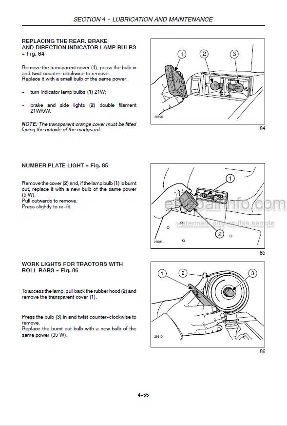 Photo 9 - Case IH Quantum 75F 85F 95F Operators Manual Tractor