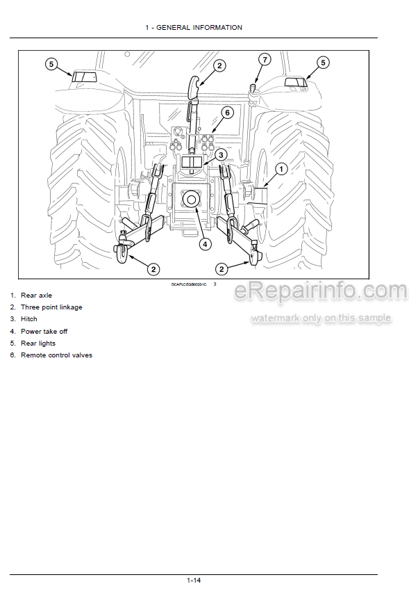 Photo 5 - Case IH Quantum 75N 85N 95N 105N Operators Manual Tractor
