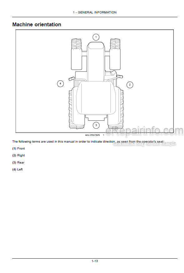 Photo 5 - Case IH Quantum 80CL 90CL 100CL 110CL Operators Manual Tractor