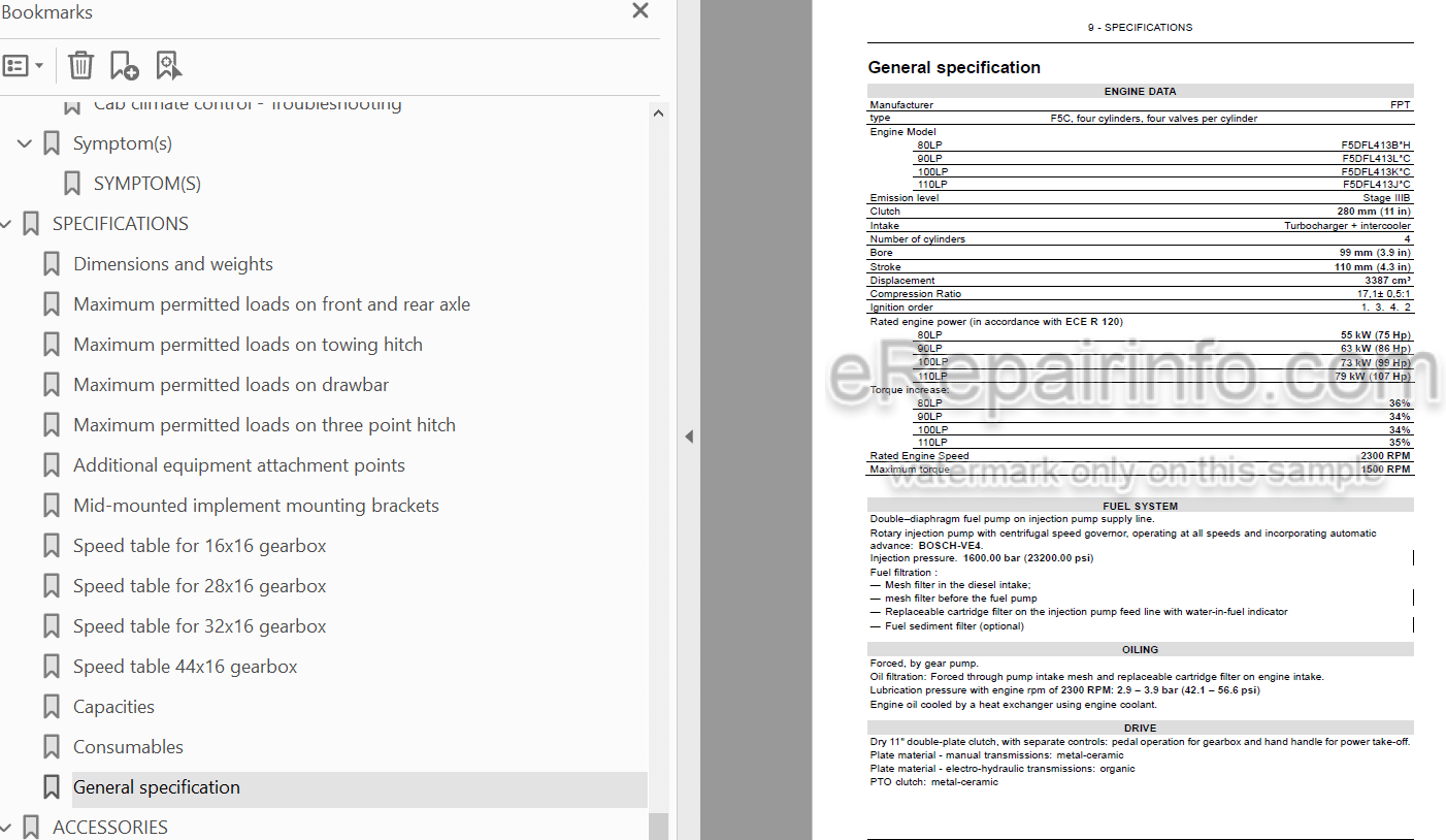 Photo 4 - Case IH Quantum 80CL 90CL 100CL 110CL Operators Manual Tractor HLU00001-