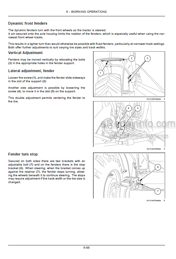 Photo 6 - Case IH Quantum 80F 90F 100F 110F Operators Manual Tractor HLU00001-