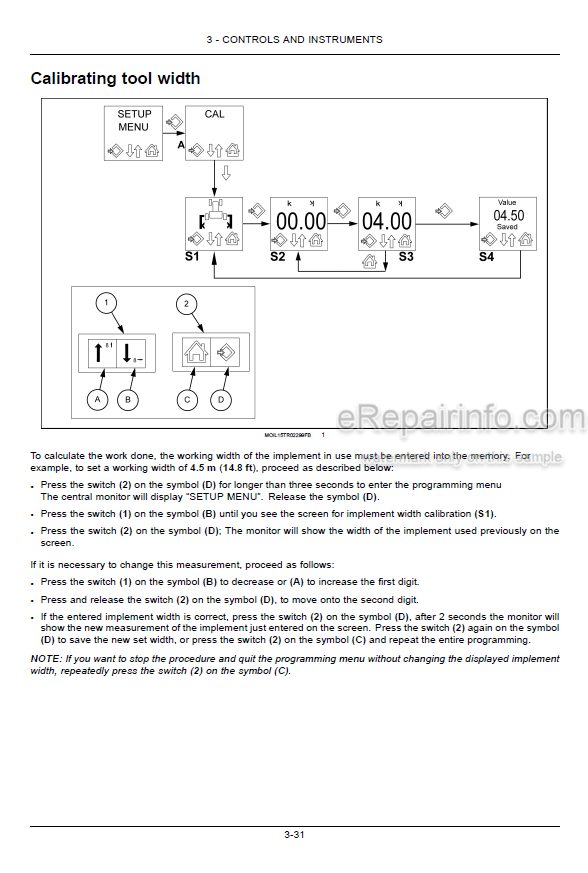 Photo 5 - Case IH Quantum 80CL 90CL 100CL 110CL Operators Manual Tractor HLU00001-