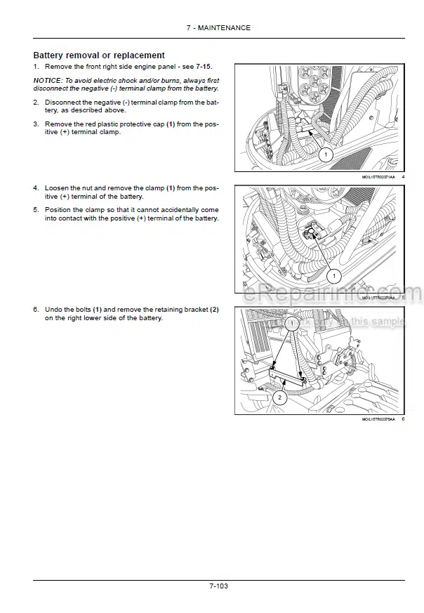 Photo 4 - Case IH Quantum 80F 90F 100F 110F Operators Manual Tractor