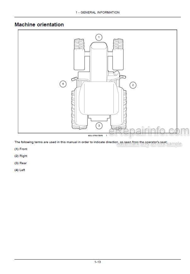Photo 5 - Case IH Quantum 80F 90F 100F 110F Operators Manual Tractor