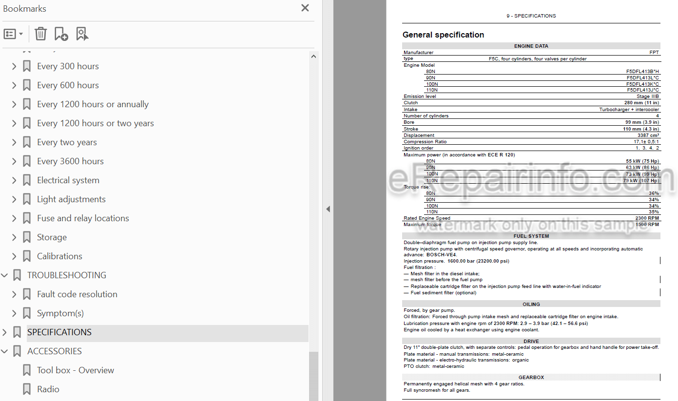Photo 3 - Case IH Quantum 80N 90N 100N 110N Operators Manual Tractor HLU00001-