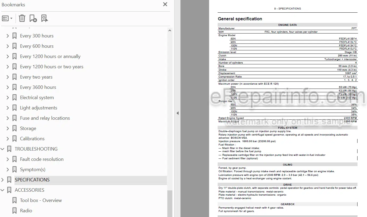 Photo 3 - Case IH Quantum 80N 90N 100N 110N Operators Manual Tractor HLU00001-