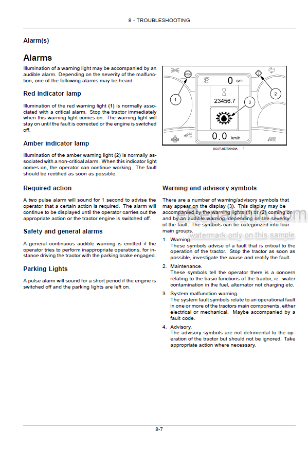 Photo 5 - Case IH Quantum 80N 90N 100N 110N Operators Manual Tractor