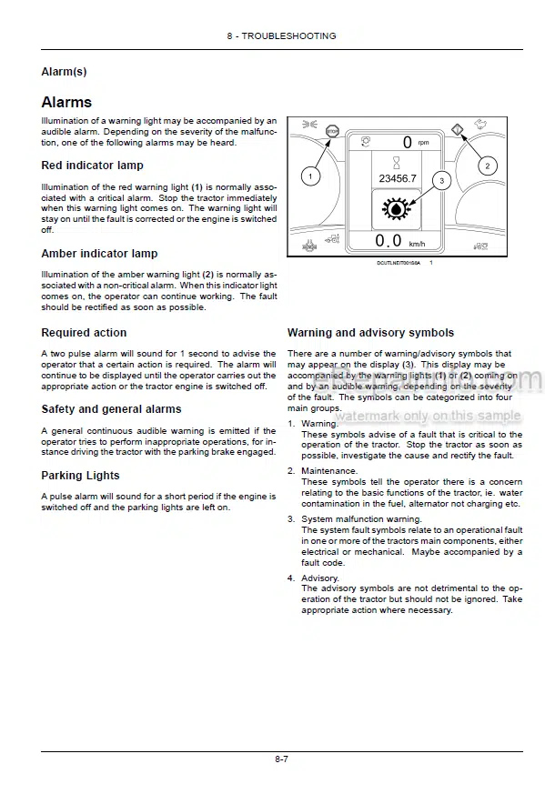 Photo 5 - Case IH Quantum 80N 90N 100N 110N Operators Manual Tractor
