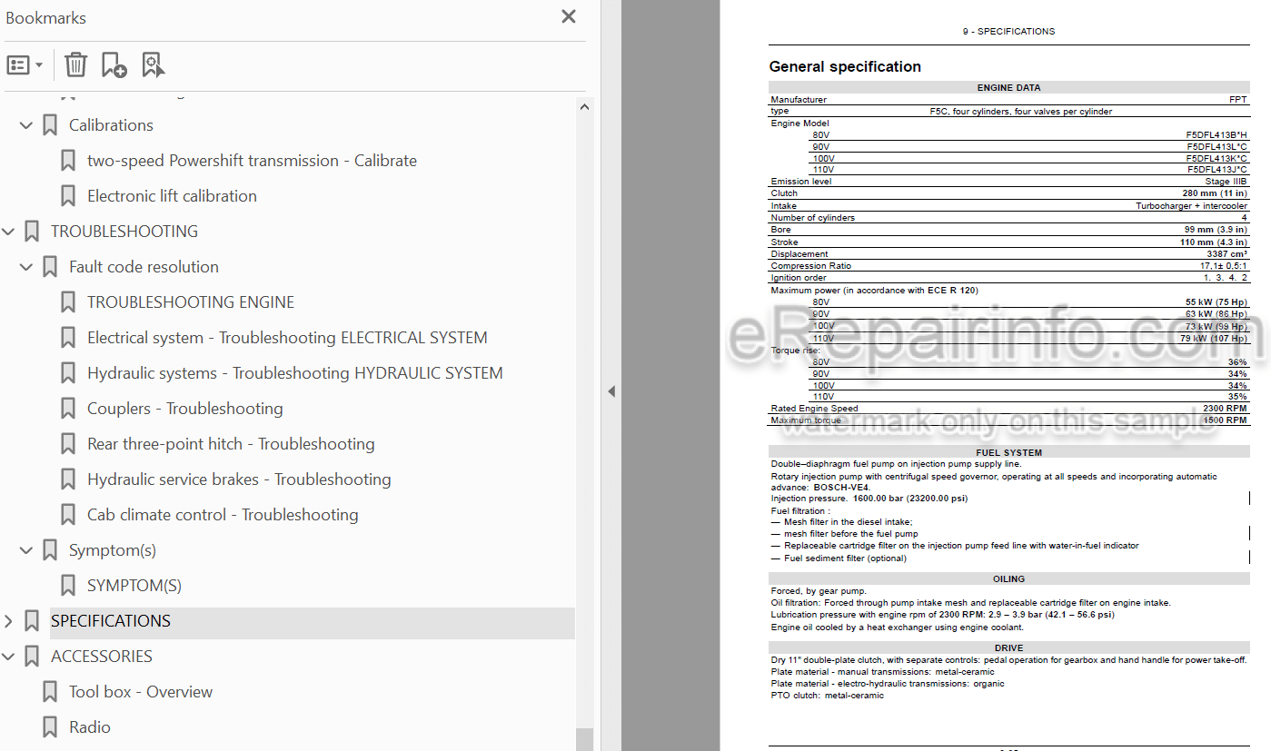 Photo 4 - Case IH Quantum 80V 90V 100V 110V Operators Manual Tractor HLU00001-